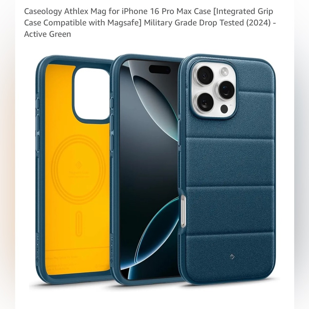 CASEOLOGY - iPhone 16 Pro Max - Blue Green MagSafe phone Case